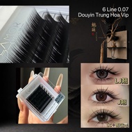 Douyin Chinese Glamor Vip eyelashes super soft, super durable 6 lines. Thickness 0.07mm.Odd Size 8-1