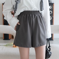 Ready Stock~Super Cover FleshHigh Waist Elastic Elastic Slit Shorts [JJ80057-561] DesireShop short p