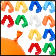 100 Pcs Balloon Colorful Clips Party Balloons Birthday Sealing Plastic Clamp Tie  daiquanli