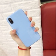 iPhone 6 6s 7 8 plus X OPPO r9s r11 R11S plus r15 vivo x20 plus x21 Case Cover Casing candy color mo