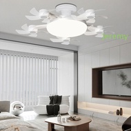 JEREMY1 5 Heads Ceiling Fan Light, Wind Speed Adjustable with Remote Control Hanging Fan with LED Li