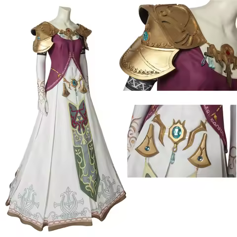 High-end The Leg of Zelda: Twilight Princess Cosplay Costume Zelda Princess Accessories Halloween Be