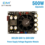 Diymore DC Boost Converter 12V-24V To 24V-50V DC To DC 500W Adjustable Power Supply Voltage Regulato