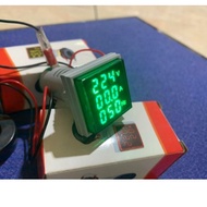 ♙ Pilot Lamp Digital Ac 3 in 1 Voltmeter Ampere Meter And Hz ✱