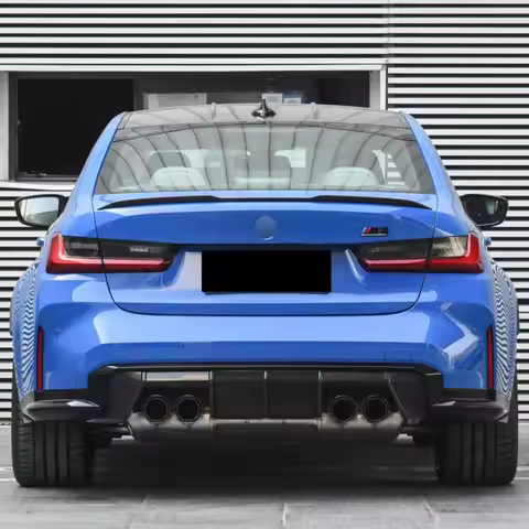 Rear Spoiler For BMW 3 series G20 320i 325i 330i M3 2019-2024 Trunk Spoiler Wing Glossy black/Carbon