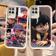 C-40 Boboiboy Black and White CasingFusion for Realme 8S 8 Pro 5G