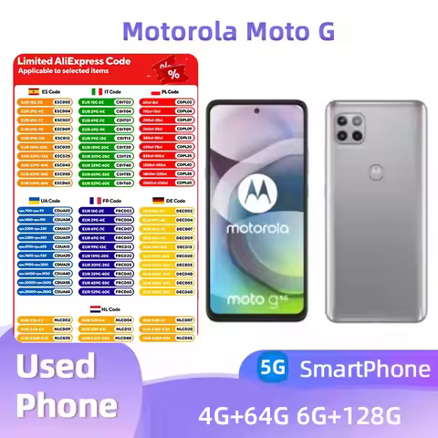 Motorola Moto G 5g XT2113 SmartPhone Snapdragon 750G 6.7inch Screen 5000mAh 48MP+16MP Camera Origina