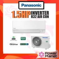 Panasonic Air Cond 1.5HP Inverter R32 Air Conditioner CS-PU12XKH CU-PU12XKH 4 star / CS-PU12AKH-1 5 star