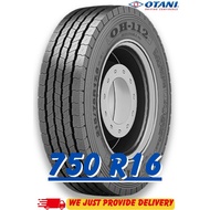 [ 750 R 16 ] OTANI OH112 Light Truck Lorry Tyre Tire Tayar RIB Halus *750 16 75016 750-16 750/16 750