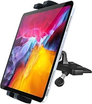woleyi Sturdy CD Slot Car Tablet Holder, CD Player Car Tablet Mobile Phone Holder with Full Rotation