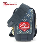 LOUIS VUITTONMonogram Denim NIGO 聯名款雙手機包單肩包
