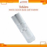 MATA Tekiro 14mm DR.3/8 Spark Plug Socket Bit Tekiro Spark Plug 14mm