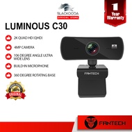 FANTECH LUMINOUS C30 QUAD HIGH DEF 1440P 2K QUAD HD USB Web Camera Webcam with Built-in Microphone f