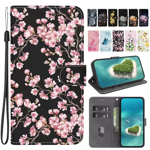 Stand Flip Wallet Case For Motorola MOTO G9 PLAY G9 PLUS G9 POWER Cartoon Magnetic Book Cover