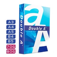 Guanzhi Bookstore|Stationery|DOUBLE A Photocopying Paper A4/A5/A3/B4/B5-80g/70g
