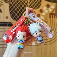 Hunter x Hunter Gon Killua plush keychain, a children's party gift. 7GVD