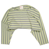 BEAMS JAPAN 24SS 日本製造 Dolman 袖巴斯克襯衫 13-14-0168-101 免費 黃色/淺棕色長袖條紋拼接上衣 [二手] [BEAMS JAPAN]