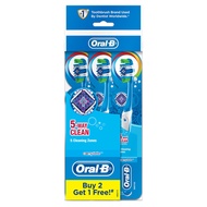 Oral-B Complete 5 Way Clean Soft Manual Toothbrush (3 Pcs)