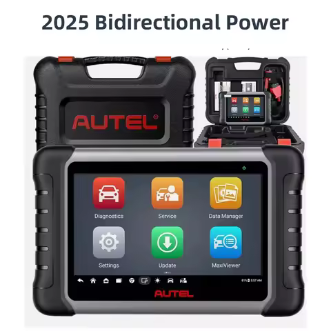Autel MaxiCOM MK808Z OBD2 Scanner, 2025 Bidirectional Scan Tool Same As MK808S MX808S,Work as MaxiCh
