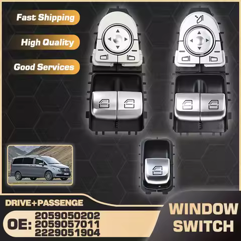 Electrical Power Window Control Switch For Mercedes-Benz Vito W447 MK3 Mercedes-Benz V-Class Marco P