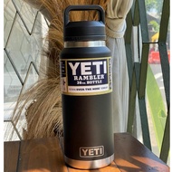 YETI RAMBLER 36oz Black Stainless steel Drinking Bottle