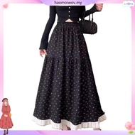 (LIVE STREAM SALE) Casual Ditsy Floral Ruffle Skirts for Women LNA60317 Rok Rumbai Kasual Motif Bung