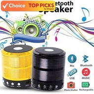 Wireless Bluetooth Speaker Portable Bluetooth USB Drive TF Card Aux Input Speaker (Black)