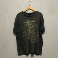 T-shirt Rock Chang Skeleton x Vintage Streetwear Y2K XL (72x60) Second Original Authentic