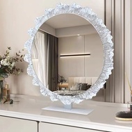 Makeup mirror with light desktop LED bulb high-definition makeup mirror dormitory dressing table mak