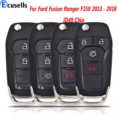 N5F-A08TAA / EB3T-15K601-BA / DS7T-15K601-B For Ford Fusion Ranger F150 2013 - 2018 ID49 Chip Flip R