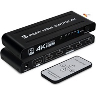 HDTV SWITCH 5PORT 4K HDMI SWITCH 5PORT+R 4K