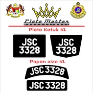 【FastShipout】Plate Besi Ketuk KL Design