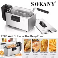 3 LITER HOME USE ELECTRIC DEEP FRYER 