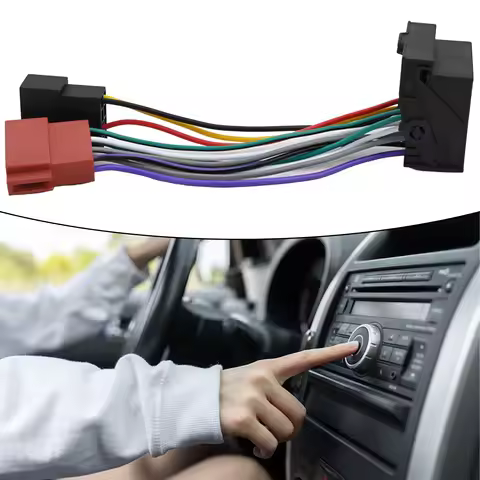 Car Radio For ISO Female Adapter Cable For RCD200 RCD300 RCD310 RCD510 Automobile Accessories