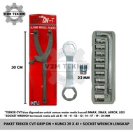 MATA CVT Treker PACKAGE + 39x41 MM Key + 10 Pcs Socket Set + 22 MM Socket Bit
