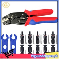【W】For PV/ Cable 2.5/4/6mm2 Solar Crimping Tool Set Photovoltaic Connector Kit 1000V 30A Panel Solor