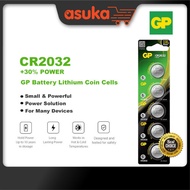 GP Lithium Coin Cells Battery (COIN CELLS 5S) GP COIN CELLS 5PCS CR2016 / CR2025 / CR2032 / A76 (LR4