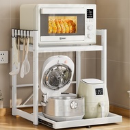 💖SG local stock💖Microwave Rack Adjustable Oven Rack Shelf Kitchen Countertop Organiser Rack Oven Stand Toaster Rack