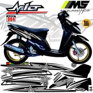 Decal Sticker Striping Variasi Mio Sporty /Mio Smile /Mio Karbu /Mio Lama lMio Old /Mio 115 2004-201