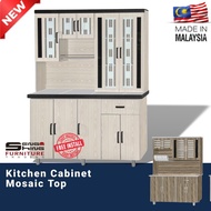(Full Installation)Kitchen Cabinet/Dry Cabinet/Large Capacity Cabinet/Almari Dapur/Almari/Kabinet Da