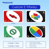 GRATIS CUSTOM NAMA E Money E-Money Card Kartu e-Toll Kereta MRT UNO