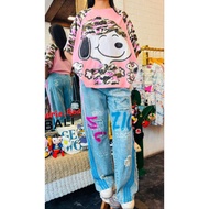 IMPORTED SNOOPY ARMY FASHION STYLE T-SHIRT THE PEANUTS T-SHIRT/ SNOOPY T-SHIRT/ COOL T-SHIRT/ ARMY T