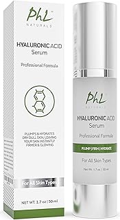 Hyaluronic Acid Serum for Face - (1.75 fl oz / 50 ml) with Vitamin C and E, Anti-Aging Line Correcti