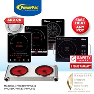 PowerPac Ceramic Cooker Steamboat (Any Pot), BBQ Grill 2000 Watts (PPIC880/ PPIC832/ PPIC836/PPIC831