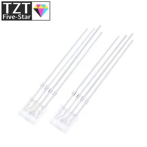 GREATZT Rectangular LEDs 255 Diod RGB LED Diffused Cathode / Anode Square 2*5*5mm Red Green Blue Lig