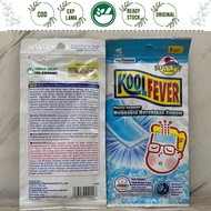 KOOLFEVER 1 SHEET ADULT FEVER COMPRESS PLASTER KOOL FEVER ADULT BYE BYE FEVER COOL FEVER