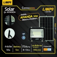 TSP โคมถนนโซล่าเซลล์ Solar Flood Light AMANDA