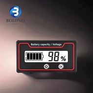 BO Battery Capacity Indicator, 9-120V Universal Battery Voltmeter Tester Meter, High-quality LED Dig