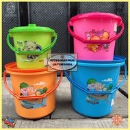 Lion STAR - LID PLASTIC BUCKET 2.5 3 4 6 GALLON / PLASTIC WATER CONTAINER BUCKET