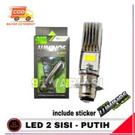 Lampu Depan Led Motor Beat Luminos 2 Sisi warna Putih - 91 VARIASI